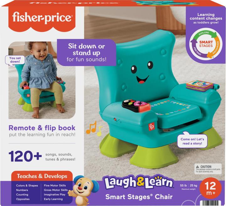 Immagine prodotto Fisher-Price Sedia musicale Learning Fun - E3 (Tedesco, Francese, Inglese)