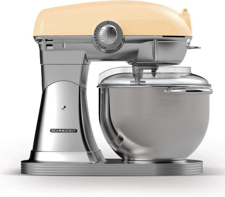 Schneider Retro Keukenrobot Cream Scfp57 (1300 W)
