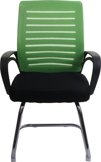 Image du produit Mendler Lot de 2 chaises de conférence HWC-K51, chaise visiteur piétement luge, charge max. 150 kg