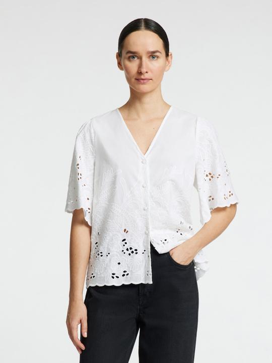 Produktbild Selected Femme Slfdahlia Ss Broderi Shirt Noos (42)