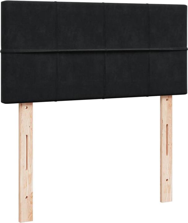 Produktbild VidaXL Bo x springbett mit Matratze 90 x 190 cm Samt (90 x 190 cm, 90 x 190 cm)