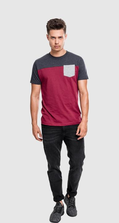 Produktbild Urban Classics 3-Tone Pocket Tee (S)
