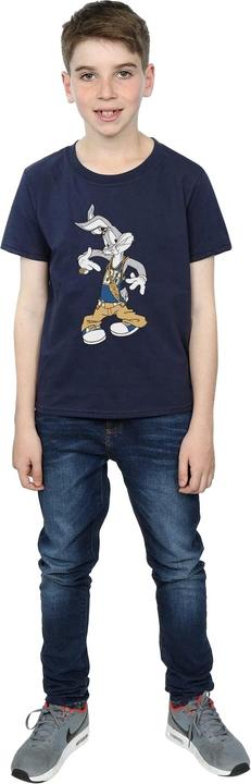 Actual product image Looney Tunes Boys Rapper Bugs Bunny Cotton T-Shirt (140, 146)
