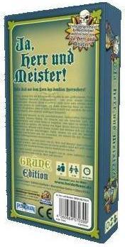 Actual product image PG002 - Ja, Herr und Meister! (Green Edition) - Card Game, 4-16 players, 8 years (DE Edition) (German)