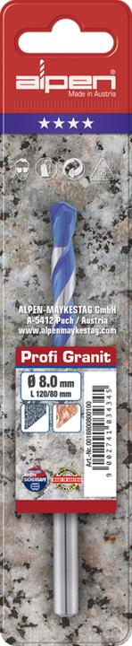 Image du produit Alpen Mèche en carbure de tungstène pour granit 8 mm 2 (8 mm)