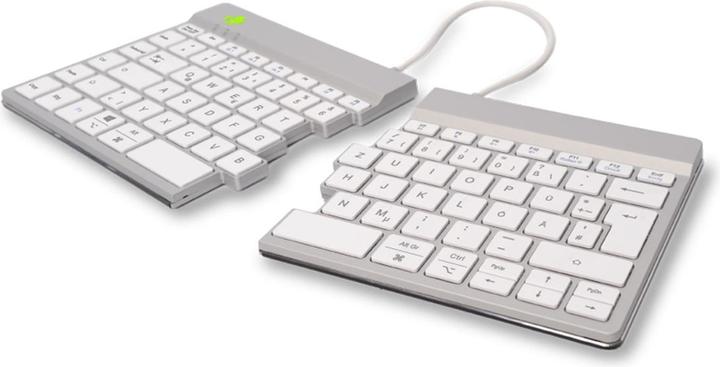 R-Go Tools R-Go Tastatur Split Break DE-Layout Bluetooth weiss (DE, Kabellos)