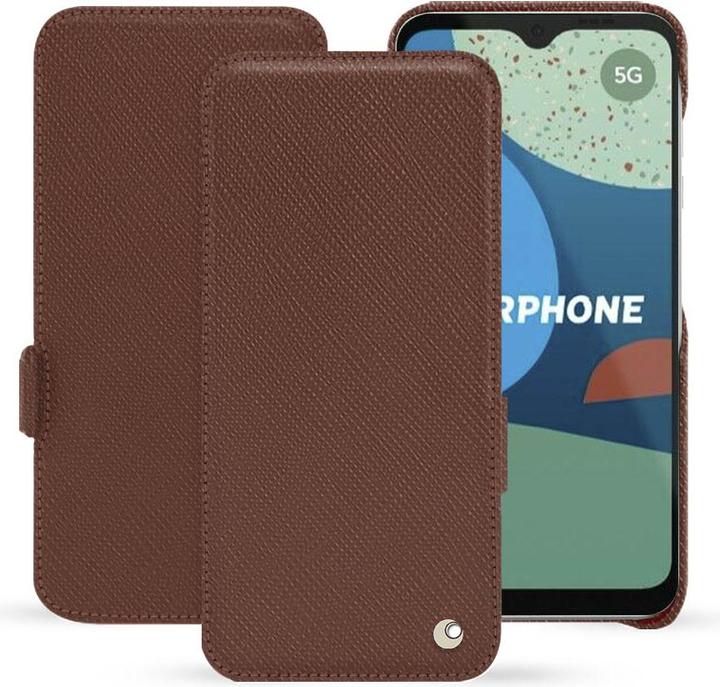 Actual product image Noreve Horizontal leather flap shell (Fairphone 4)