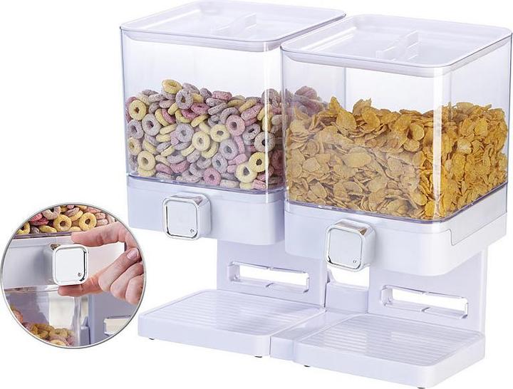Doppel-Spender für Cerealien & Snacks