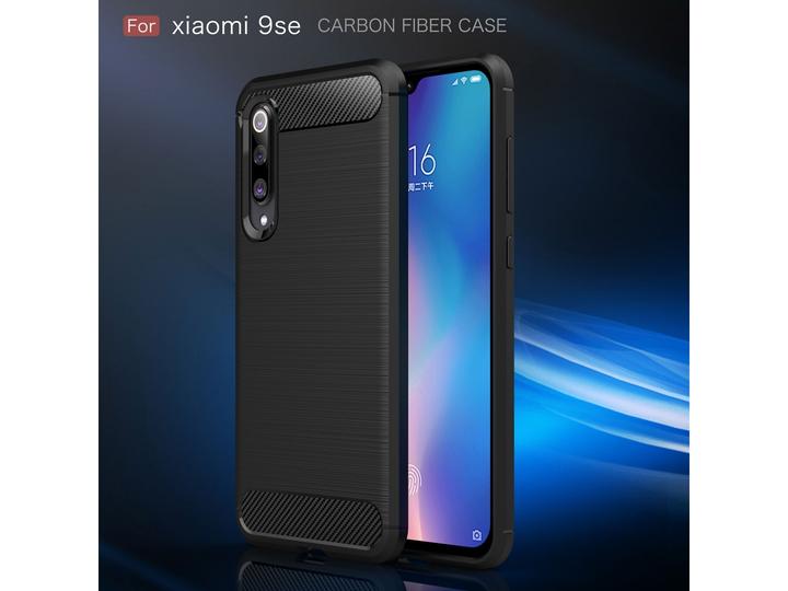 Produktbild Screenguard Xiaomi Mi 9 SE Hülle Carbon Brushed Soft TPU (Xiaomi Mi 9 SE)