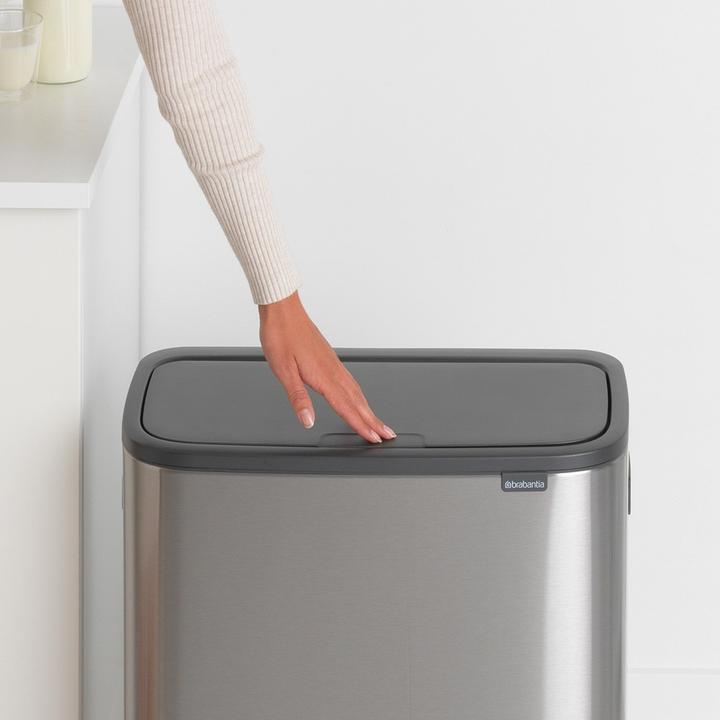 Image du produit Brabantia Seau de recyclage Bo Touch Bin (60 l)