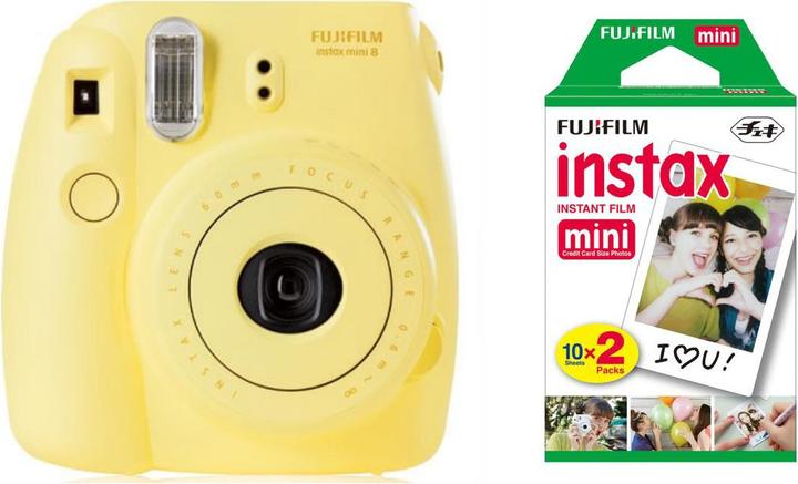 Fujifilm Instax Mini 8, inkl. 20 x Instax Mini Bilder
