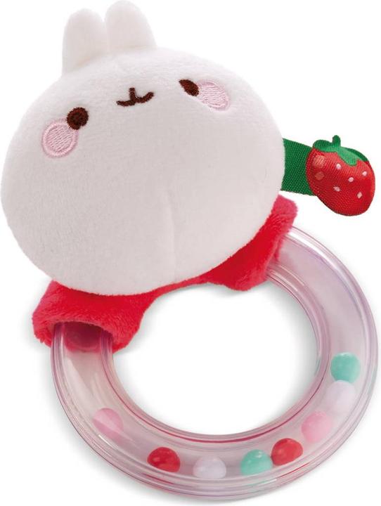 NICI Rattle ring MOLANG 11cm on header card