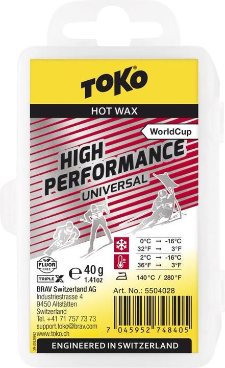 Image du produit Toko High Performance Warm (Cire)