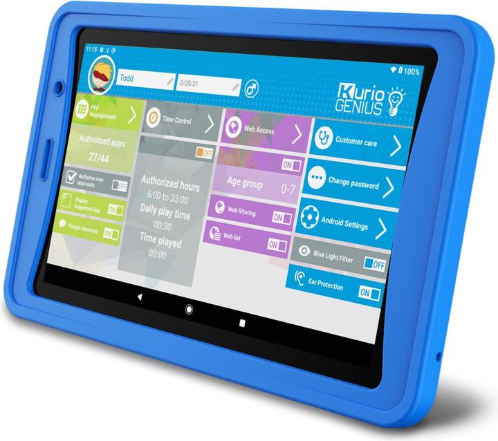 Actual product image KD Toys Kurio Tab Ultra 2 blue (French, Italian, German)