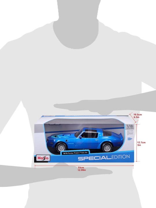 Image du produit Maisto Pontiac Firebird Trans Am 1978 1/18 bleu