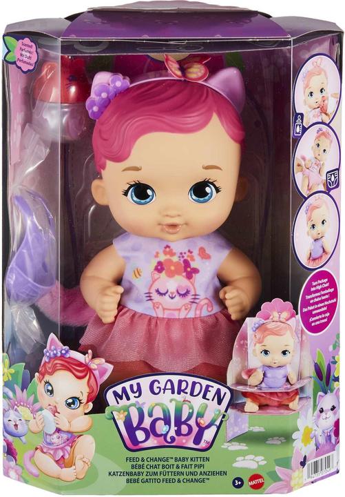 Immagine prodotto My Garden Baby O/S Core Baby - Gattina con capelli rosa e gonna rossa