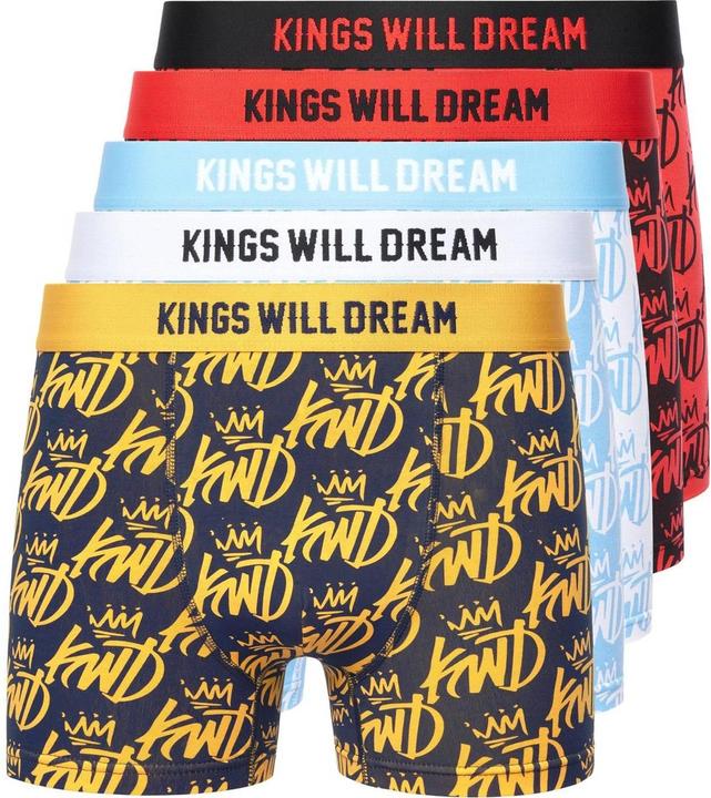 Actual product image Kings Will Dream Mens Tagged Boxer Shorts (Pack of 5) (XXL, 5-pack)