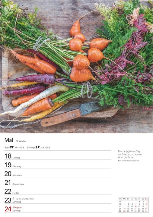 Actual product image Harenberg Küchenkalender Wochenplaner 2026 - 53 inspirierende Fotografien (German)