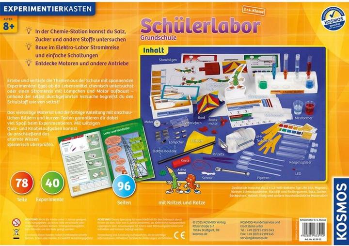 Image du produit Kosmos Laboratoire des élèves 3e + 4e année