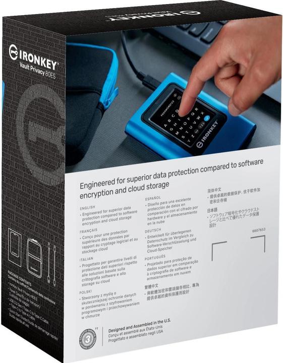 Actual product image Kingston IronKey Vault Privacy 80 (3840 GB)