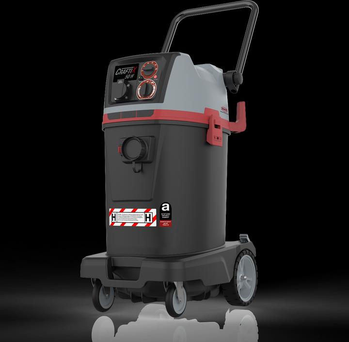 Actual product image Sprintus CraftiX 50 H workshop vacuum cleaner with socket for hazardous dust class H dusts