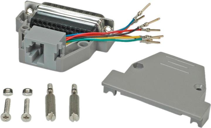 Image du produit Secomp DB25 mâle-RJ45 femelle 8P/8C 8Ltg. (0.02 m)
