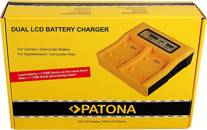 Produktbild Patona Sony NP-FW50 Dual LCD Charger (Kamera Akku Ladegerät)
