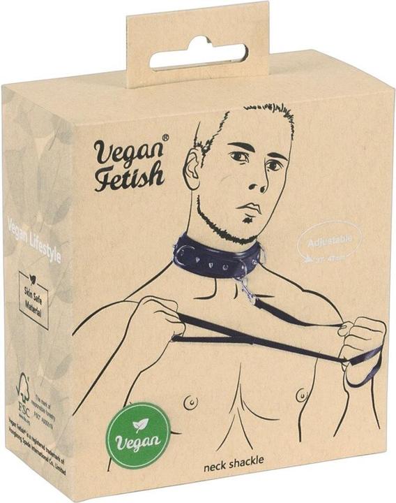 Actual product image Vegan Fetish Collar and leash