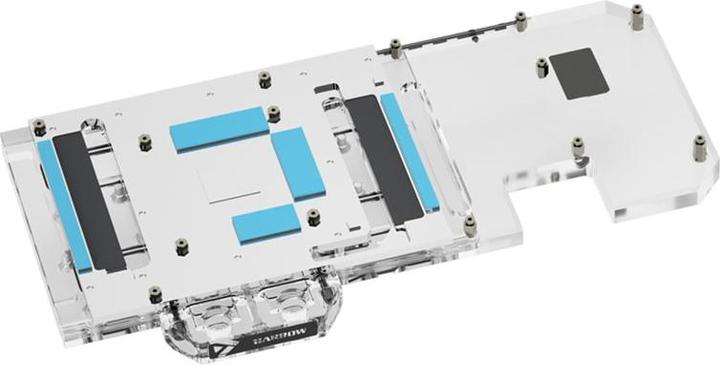 Actual product image Barrow LRC2.0 full coverage GPU Water Block for ASUS STRIX 3070 Aurora RGB - Acrylic