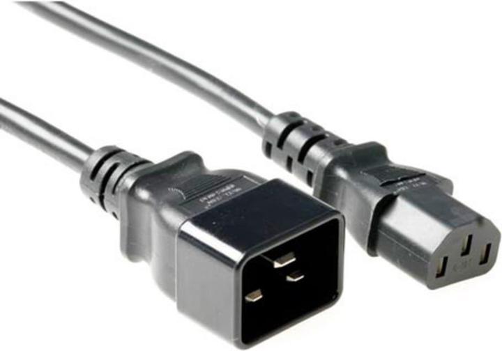 Powercord C13 - C20 noir 1 m (1 m)