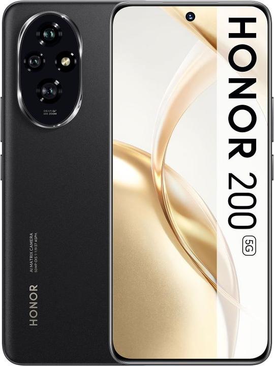 Immagine prodotto Honor 200 (512 GB, Midnight Black, 6.70", Doppia SIM, 50 Mpx, 5G)