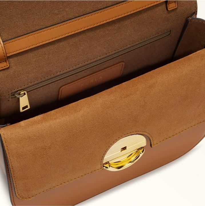 Image du produit Furla sfera s crossbody bag en cuir couleur brandy
