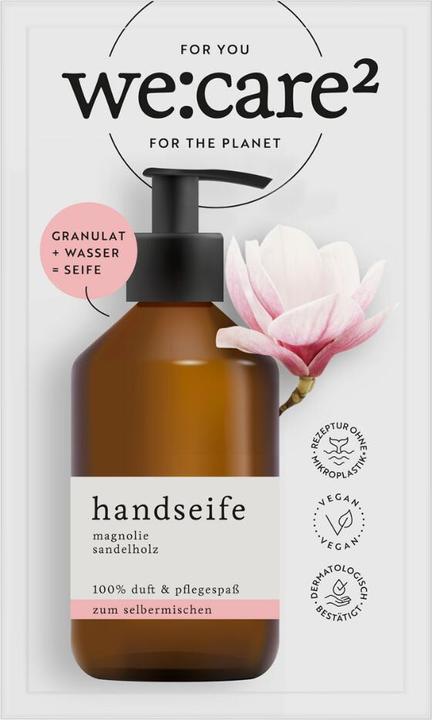 Produktbild we:care2 Handseifen-Granulat (Flüssigseife, Handseife Nachfüllpackung)