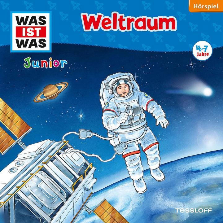 Actual product image Tessloff WAS IST WAS Junior radio play: Space (Benjamin Schreuder, Tessloff Verlag Ragnar Tessloff GmbH & Co.KG, German)