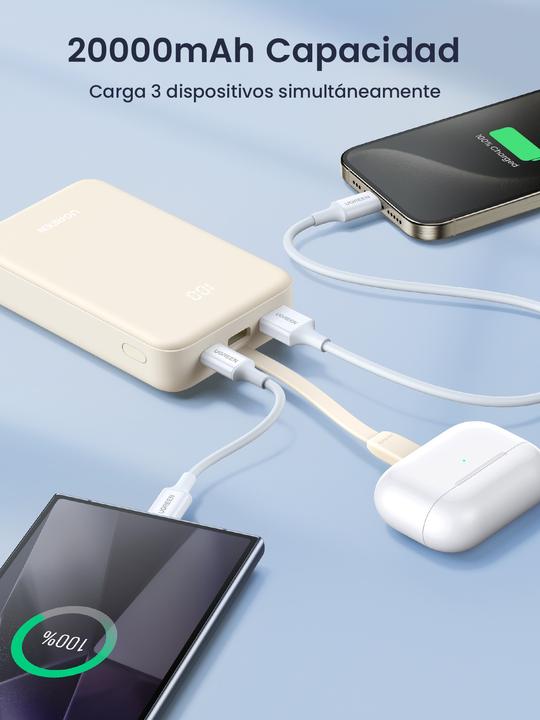 Image du produit Ugreen PB505 (20000 mAh, 22.50 W, 22.50 Wh)