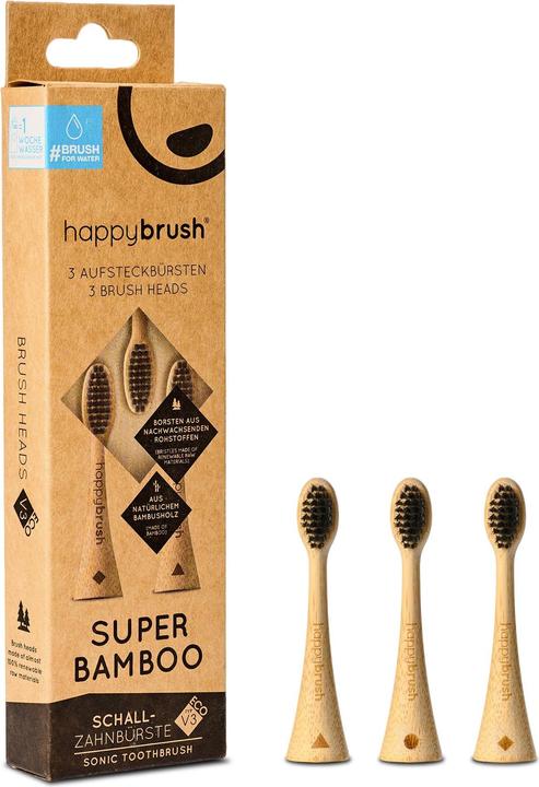 Produktbild happybrush Bambus V3 (3 x)