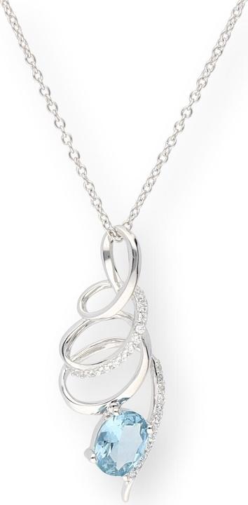 Actual product image Carat Colorstone (Silver 925, 45 cm)