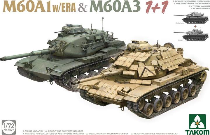 Takom M60A1 w/ERA & M60A3 1+1