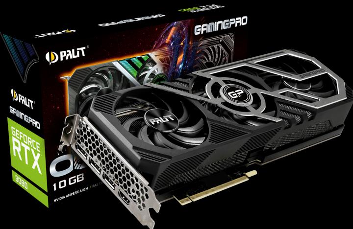 Actual product image Palit GeForce RTX 3080 GamingPro OC (10 GB)