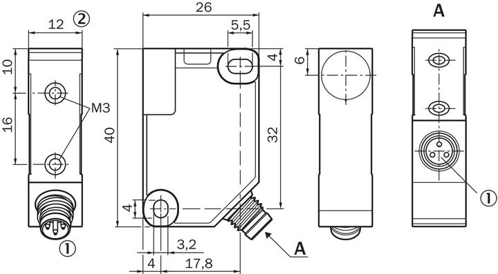 Produktbild Sick induktiver Näherungssensor (Sensor)