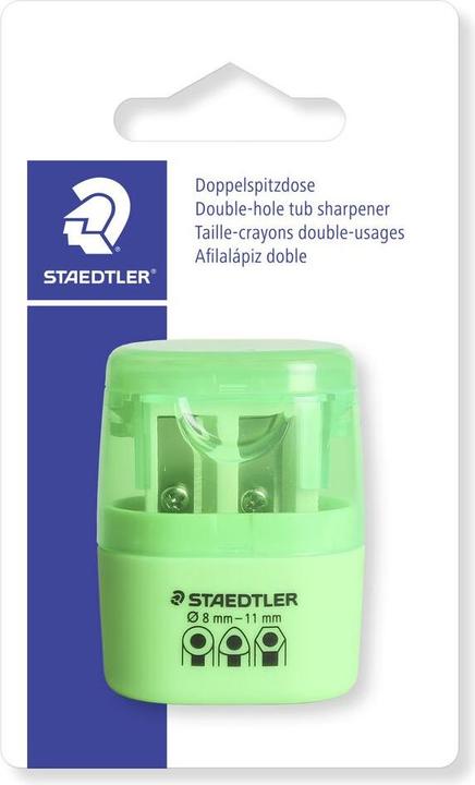 Image du produit Staedtler Taille-crayon double vert fluo 51260F50BK
