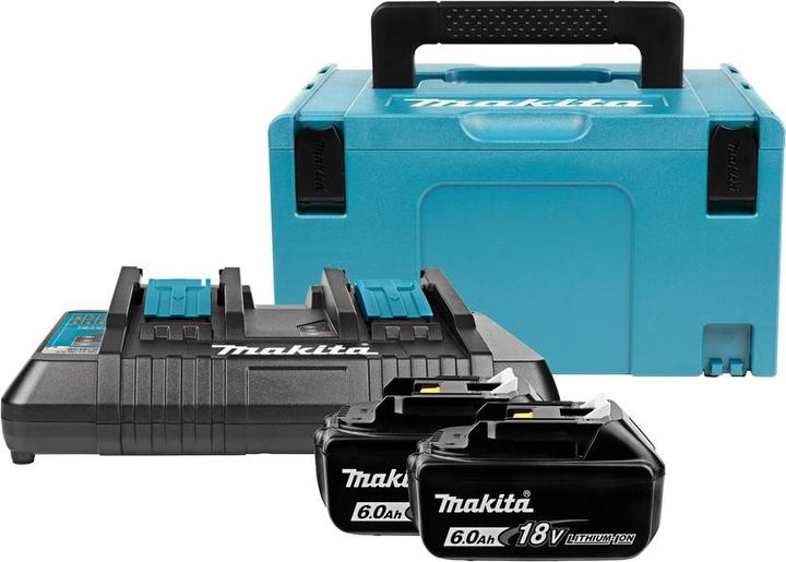 Image du produit Makita Kit d'énergie 198077-8 2x BL1860B + DC18RD (18 V)