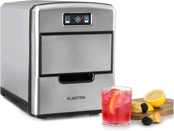 Produktbild Klarstein Metropolitan Eiswürfelmaschine Silber