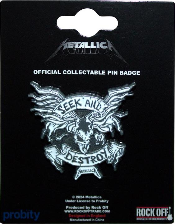 Immagine prodotto Metallica Seek & Destroy Distintivo