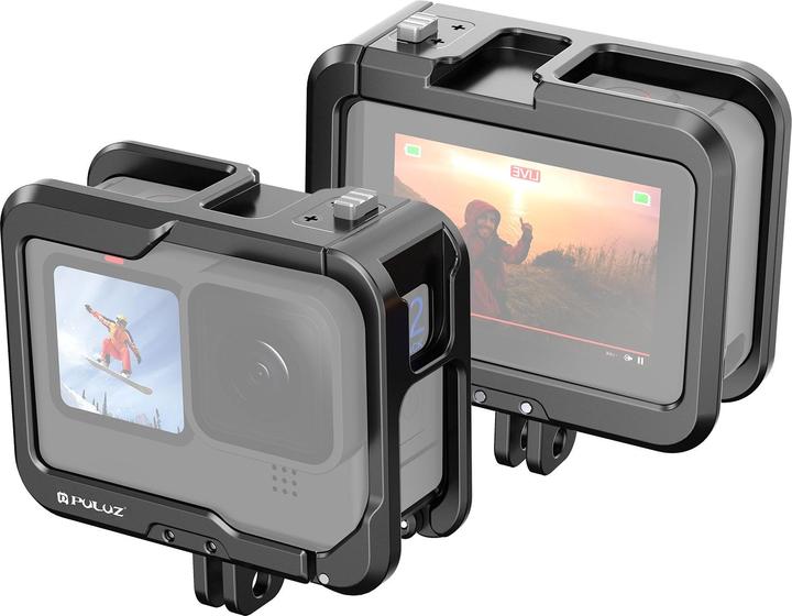 Actual product image Puluz GoPro aluminium mount (Hero 10, Hero 9, Hero 11, GoPro Hero 13, Hero 12)