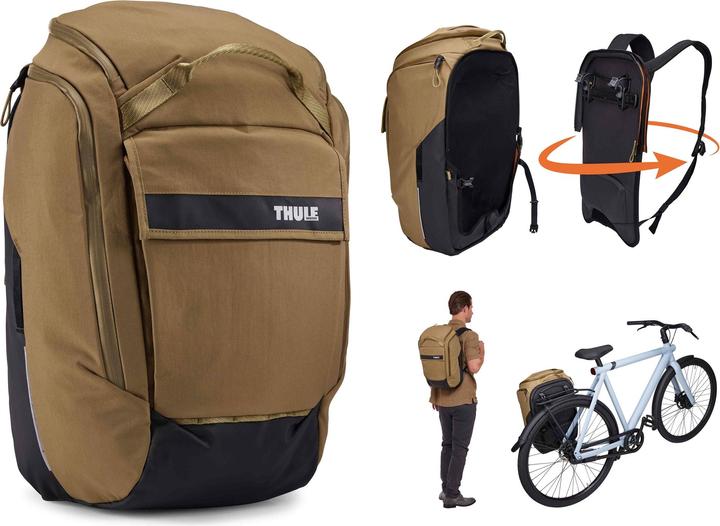 Actual product image Thule Paramount Hybrid Pannier 26l - Nutria (26 l)