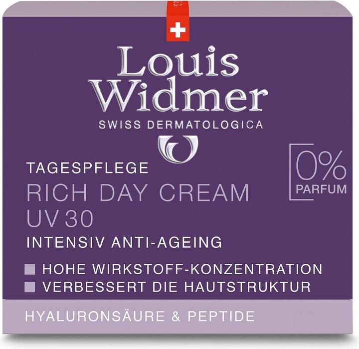 Immagine prodotto Louis Widmer Ricca crema da giorno UV 30 (50 ml, Crema da giorno, SPF 30)