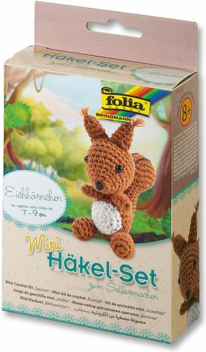 Folia Mini Häkelset Eichhörnchen