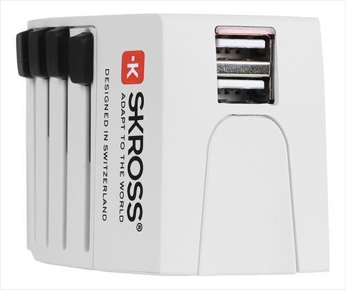 Actual product image Skross World Travel Adapter Muv USB 2.4A