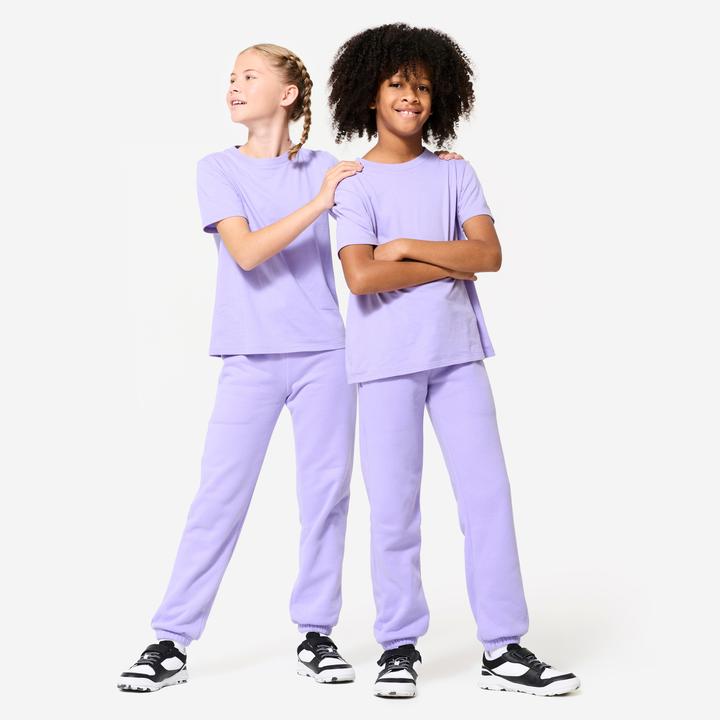 Immagine prodotto Domyos Jogginghose Kinder warm - violett (6, 7, 8)